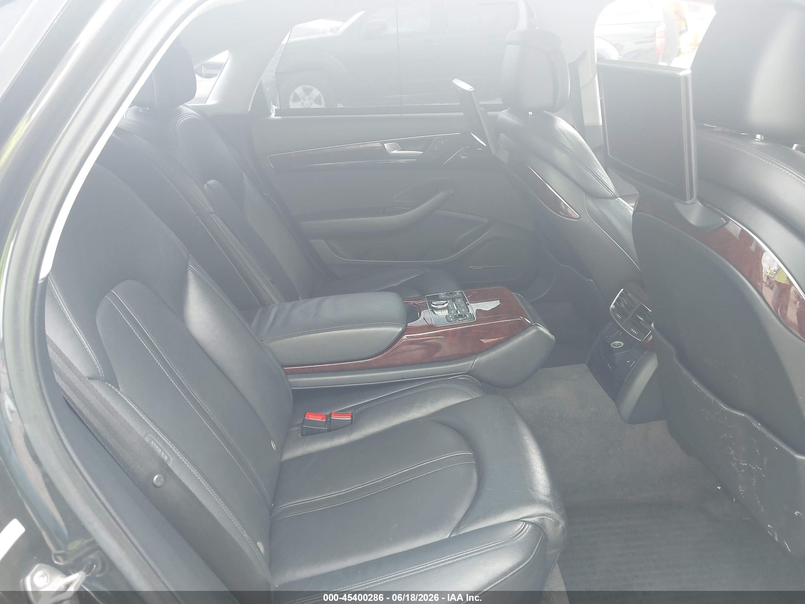 2011 Audi A8 L 4.2 Black vin: WAURVAFD3BN005205