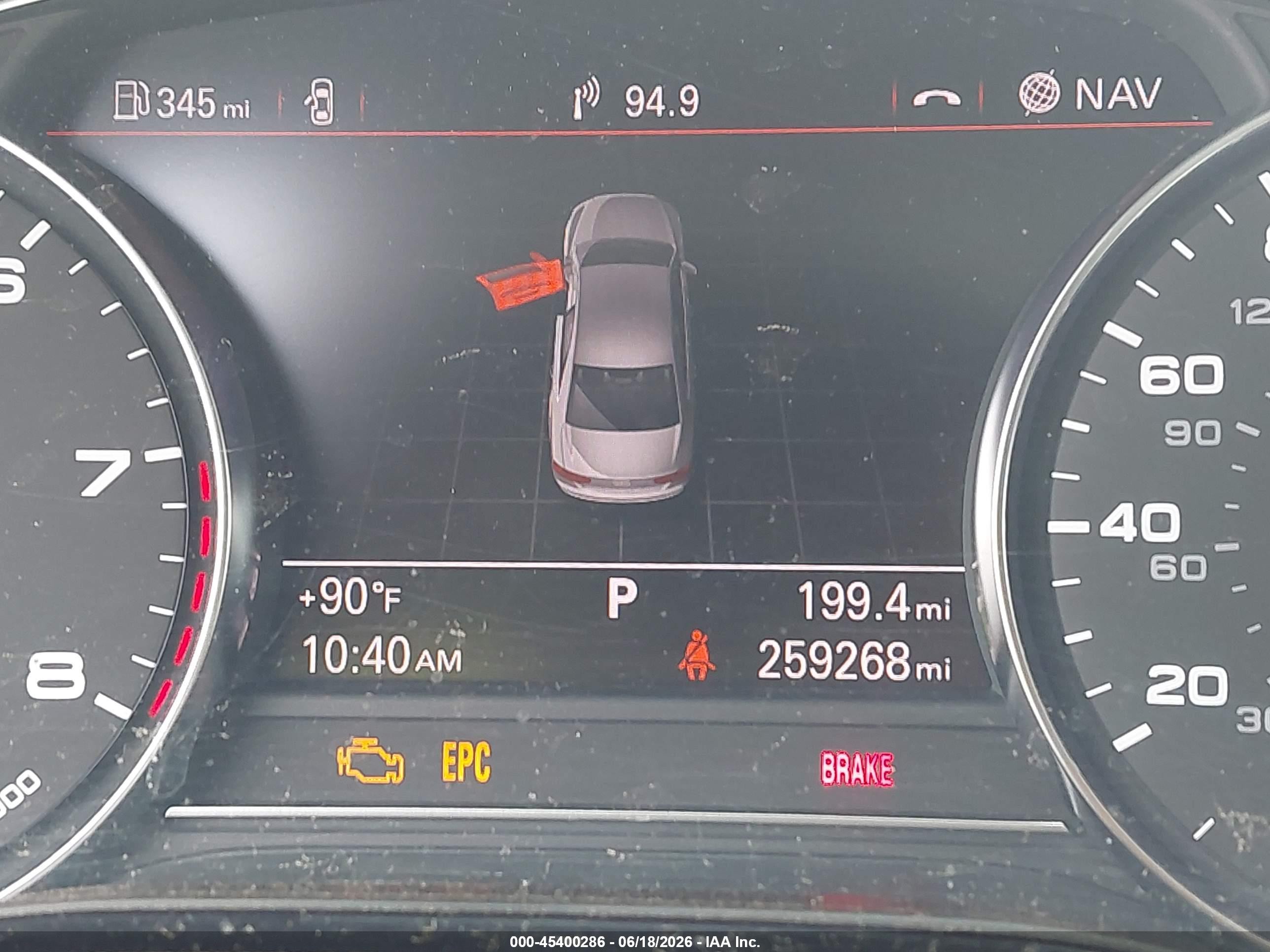 2011 Audi A8 L 4.2 Black vin: WAURVAFD3BN005205