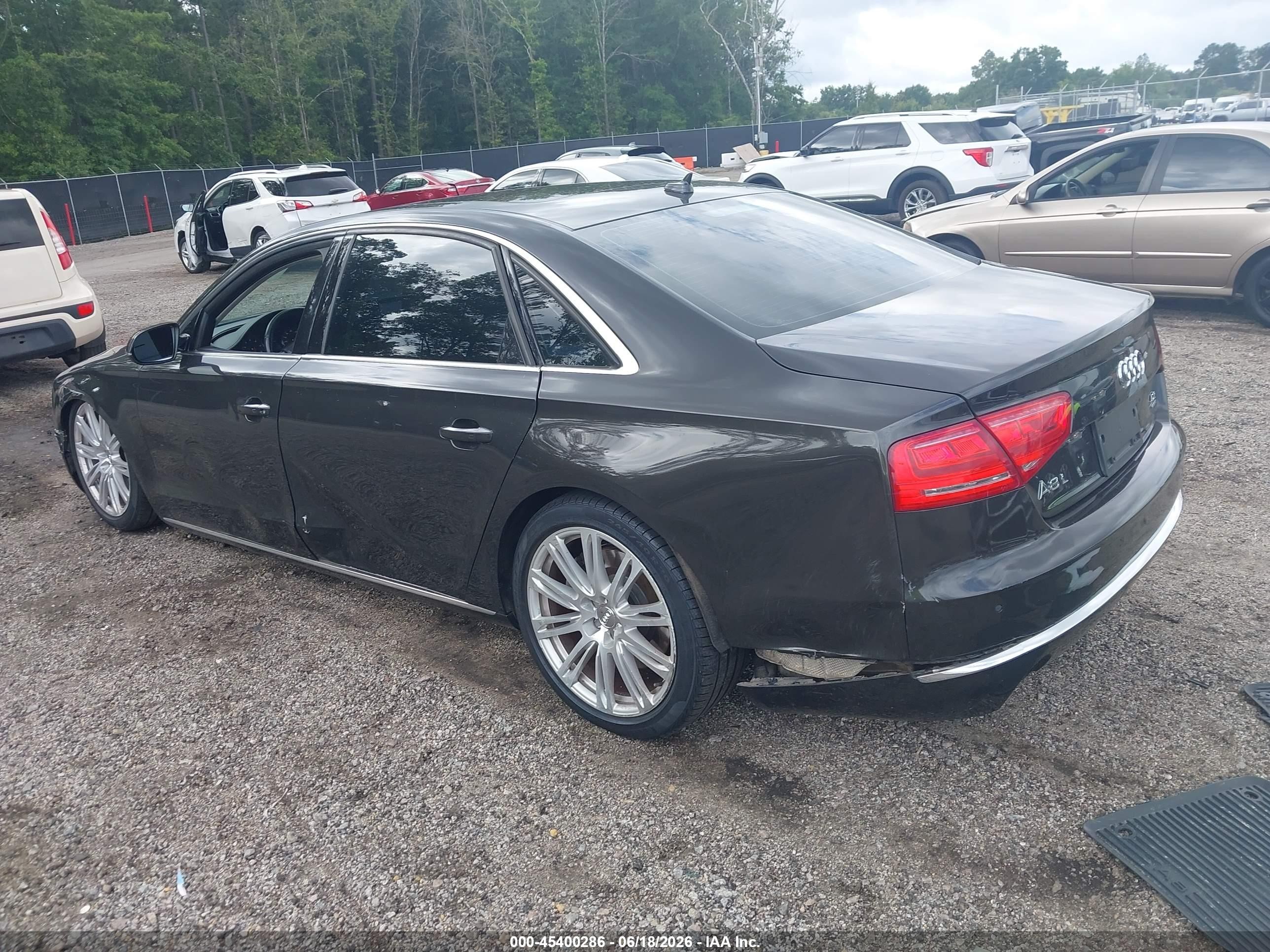2011 Audi A8 L 4.2 Black vin: WAURVAFD3BN005205
