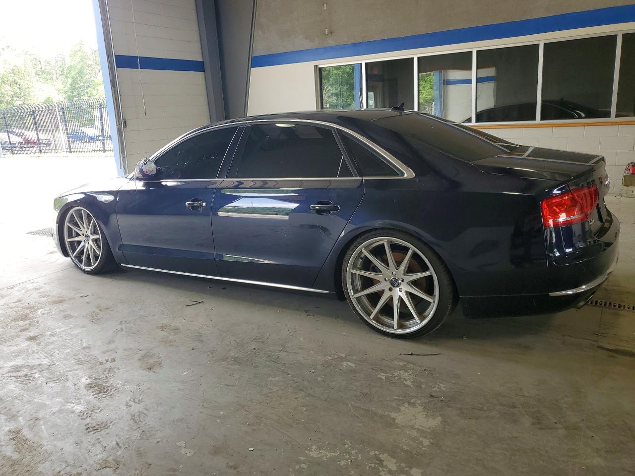 2011 Audi A8 L Quattro Blue vin: WAURVAFD3BN021100