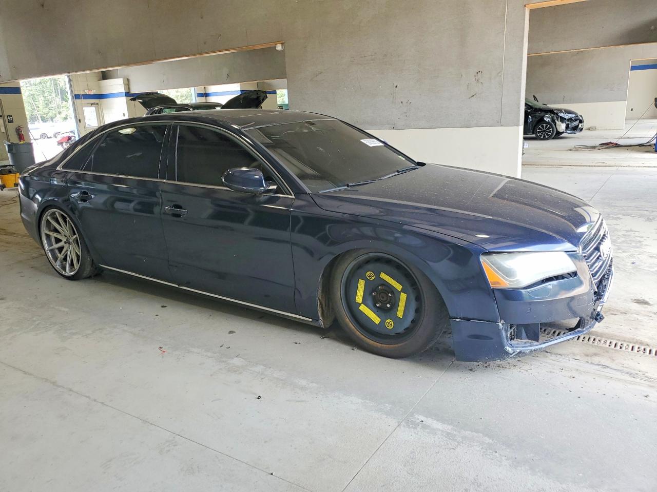2011 Audi A8 L Quattro Blue vin: WAURVAFD3BN021100