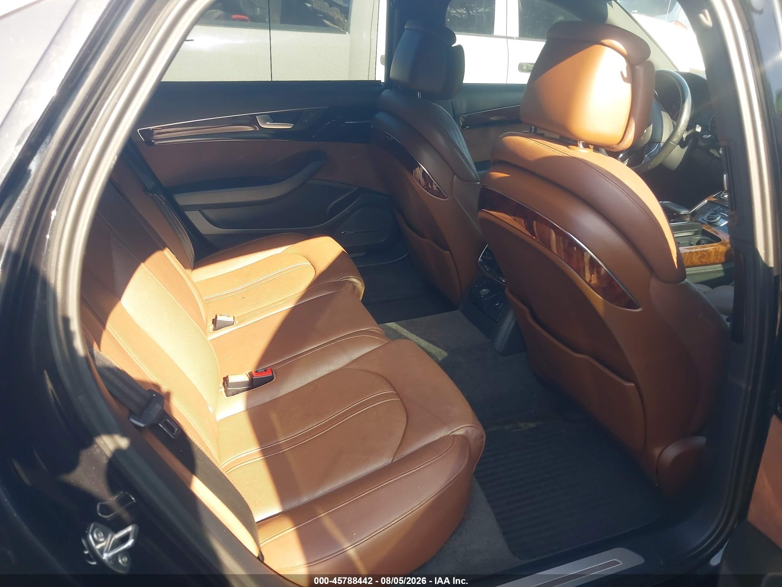 2012 Audi A8 L 4.2 Black vin: WAURVAFD3CN007098