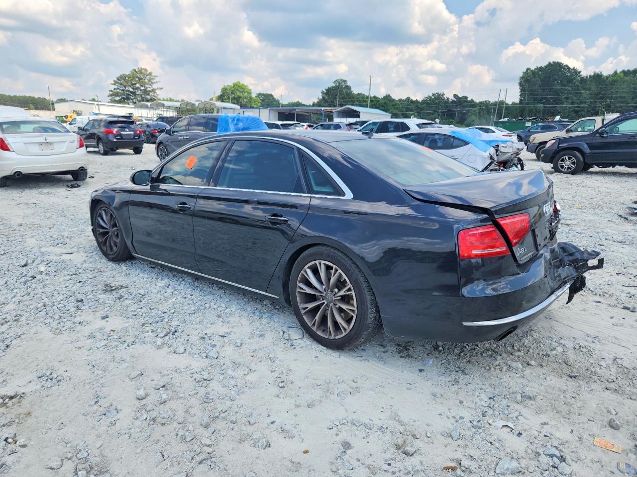 2012 Audi A8 L Quattro Charcoal vin: WAURVAFD3CN009787
