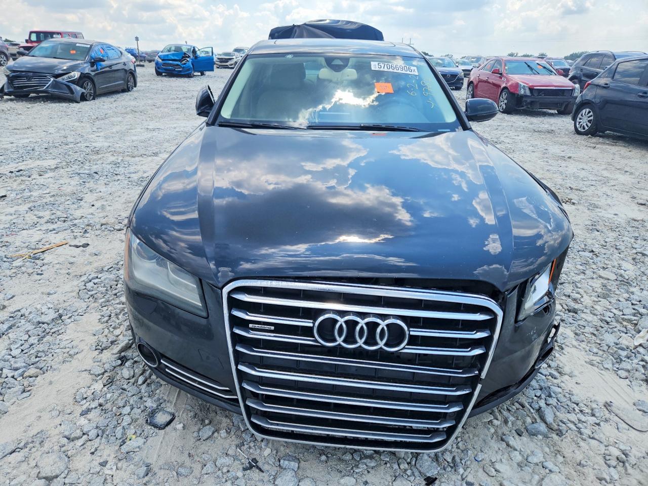 2012 Audi A8 L Quattro Charcoal vin: WAURVAFD3CN009787