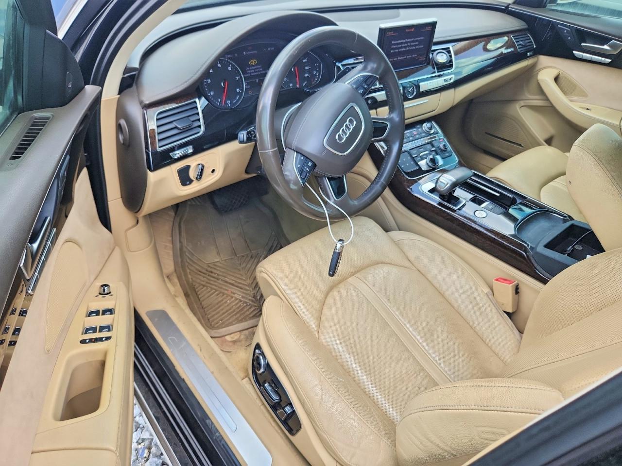 2012 Audi A8 L Quattro Charcoal vin: WAURVAFD3CN009787