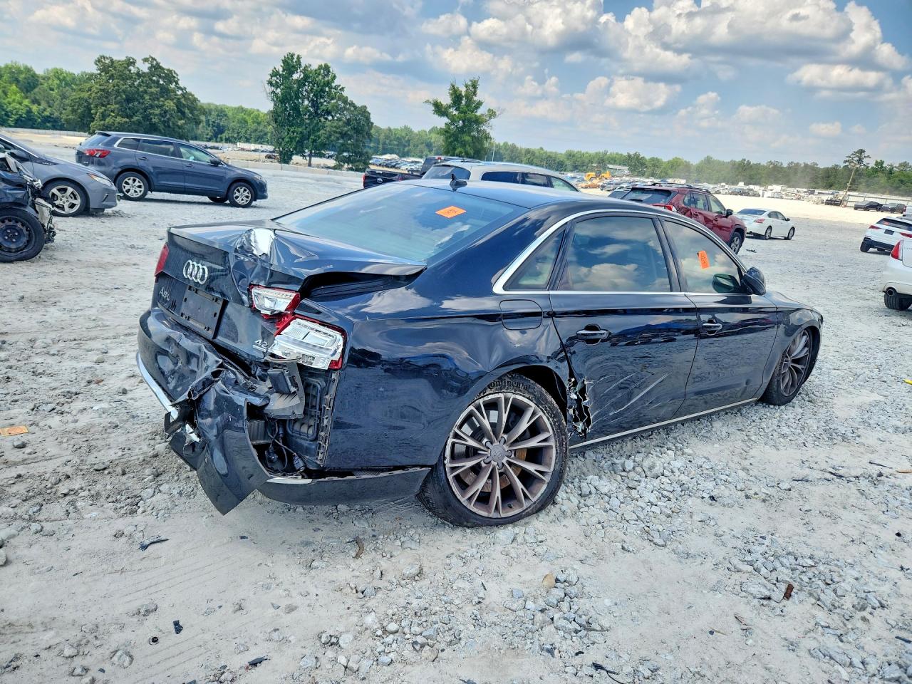 2012 Audi A8 L Quattro Charcoal vin: WAURVAFD3CN009787