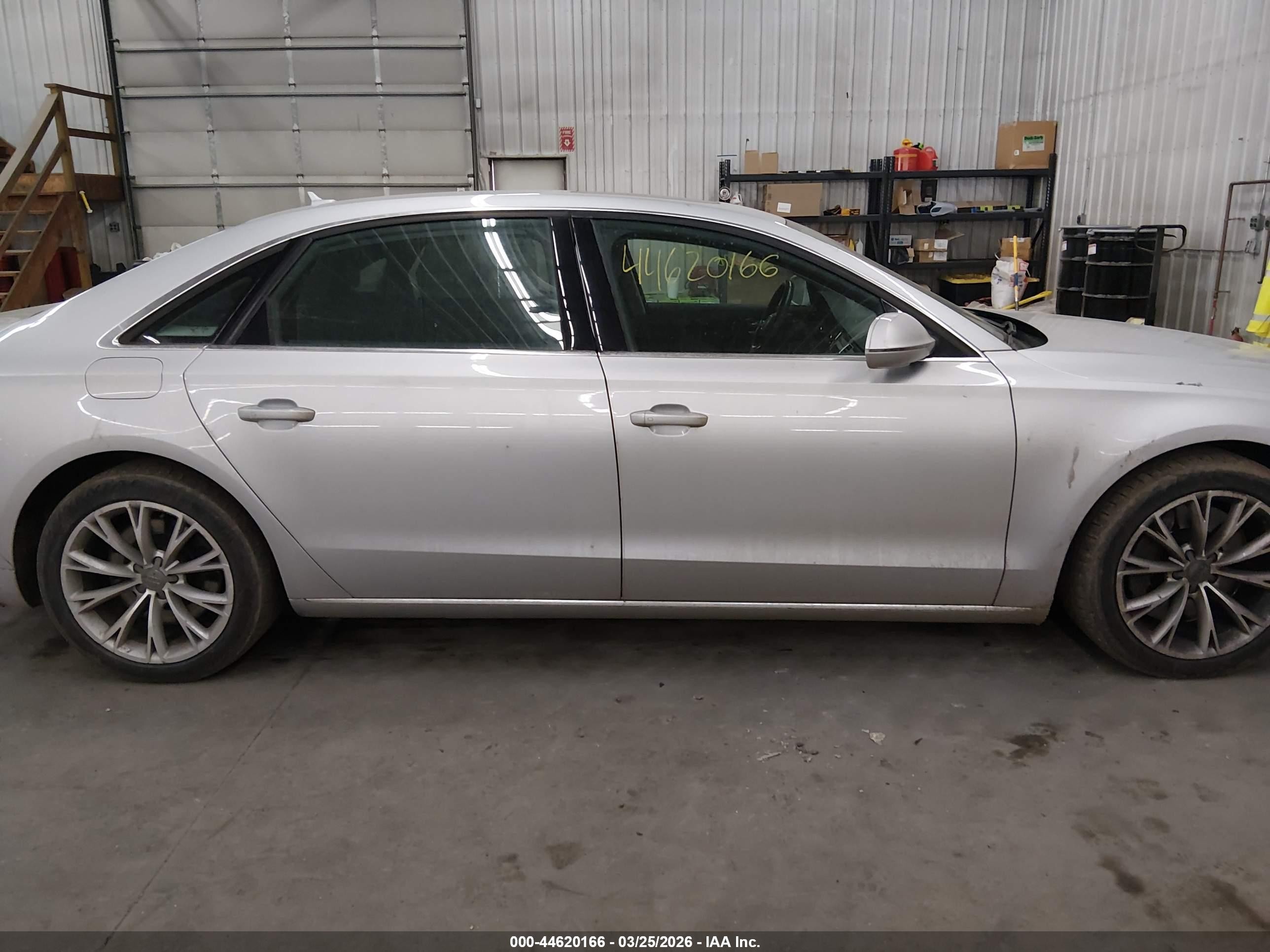 2012 Audi A8 L 4.2 Silver vin: WAURVAFD3CN010907