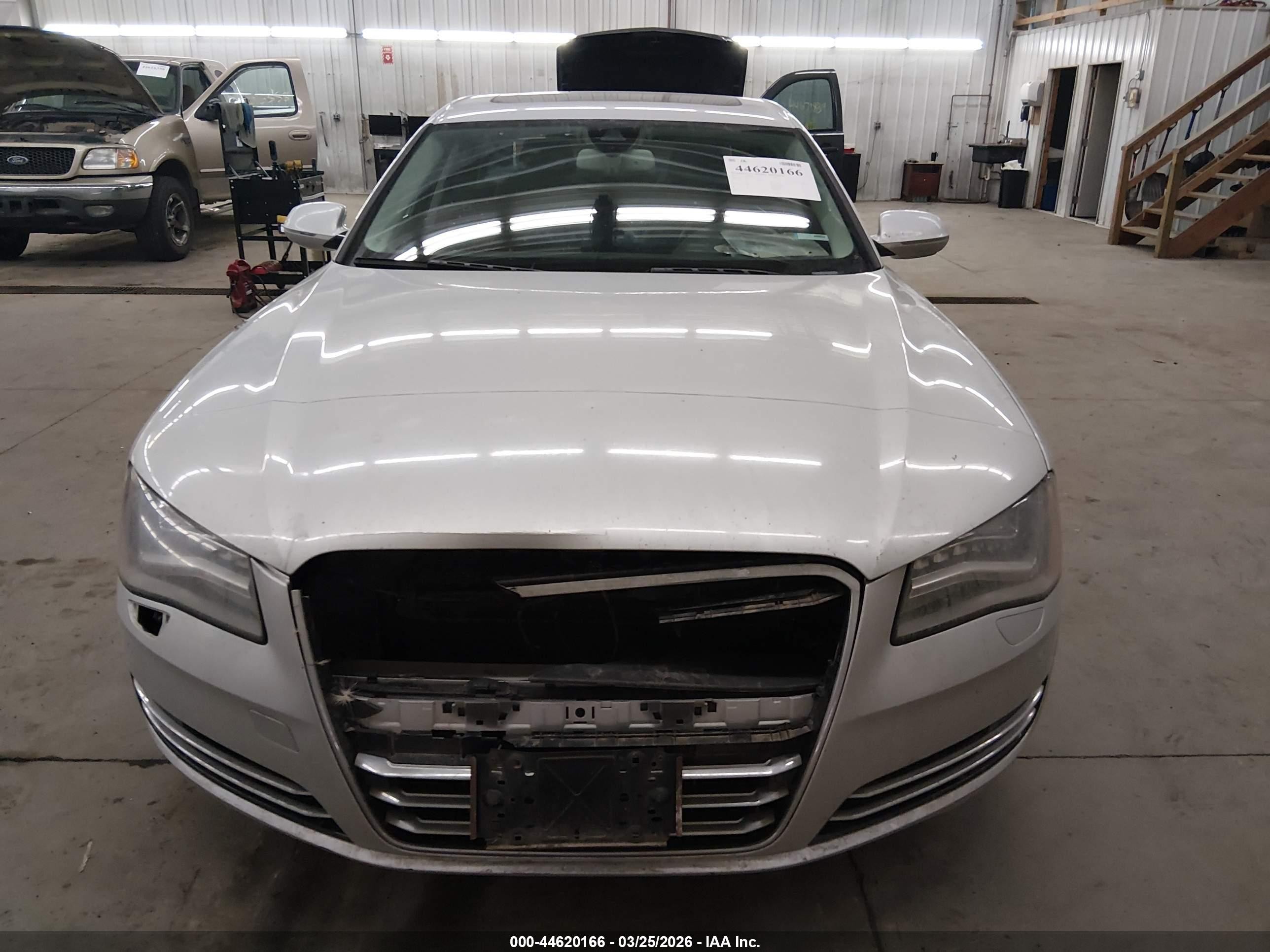 2012 Audi A8 L 4.2 Silver vin: WAURVAFD3CN010907
