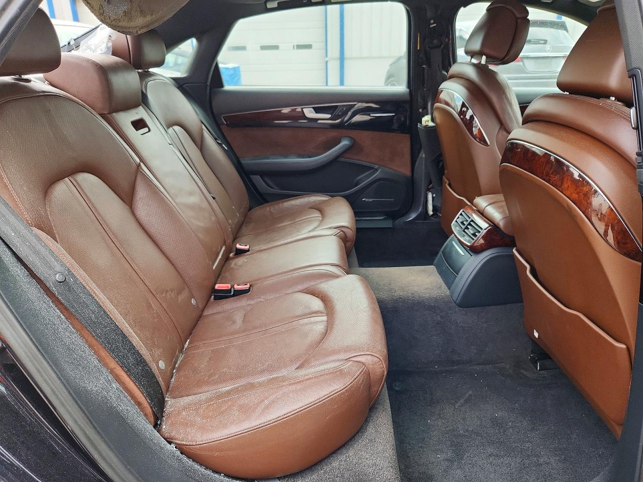 2012 Audi A8 L Quattro Black vin: WAURVAFD3CN020207