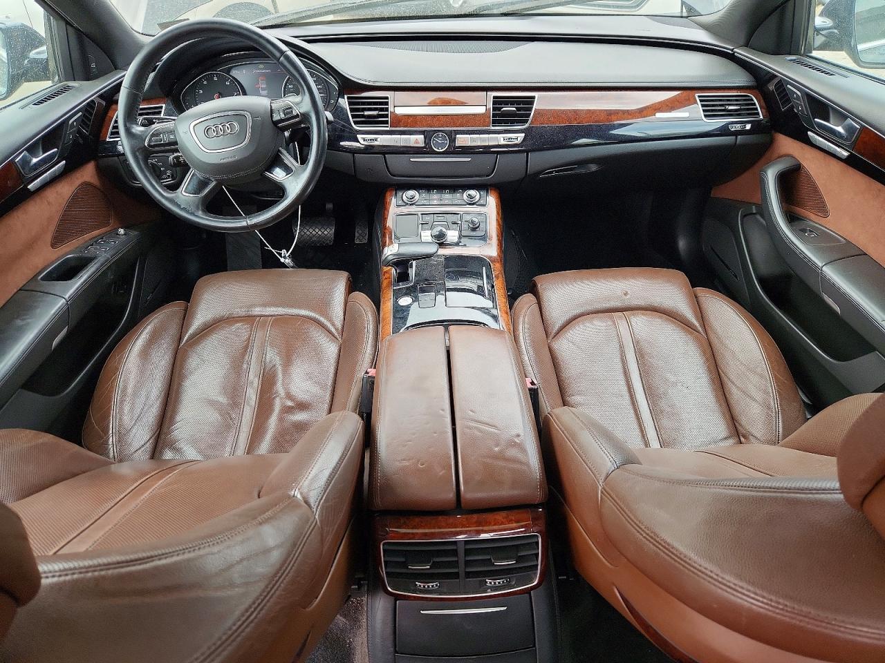 2012 Audi A8 L Quattro Black vin: WAURVAFD3CN020207