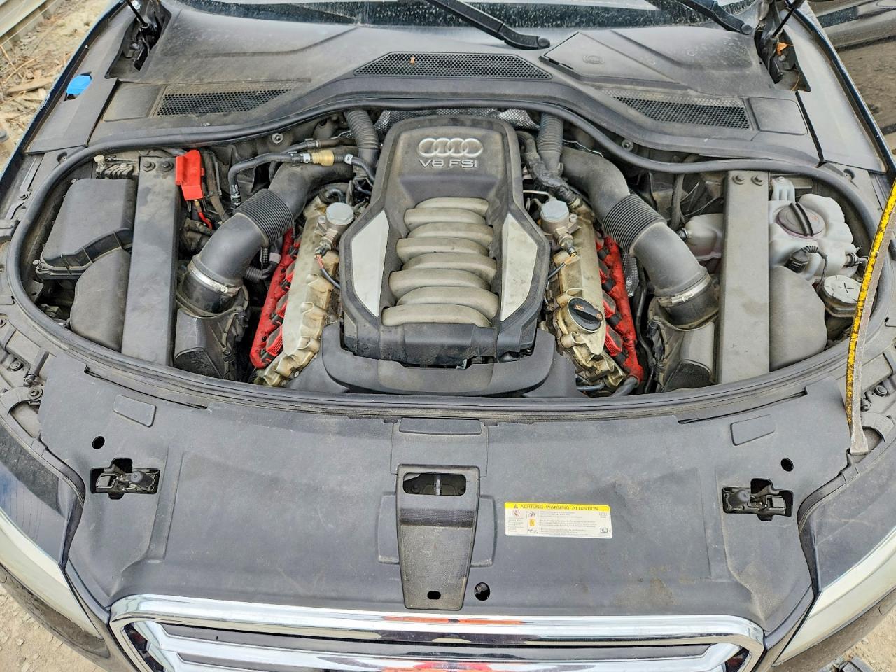 2012 Audi A8 L Quattro Black vin: WAURVAFD3CN020207