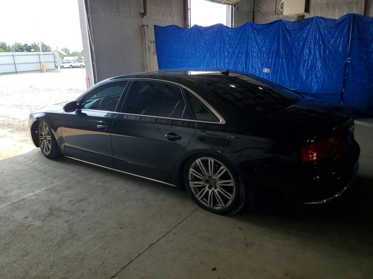 2012 Audi A8 L Quattro Black vin: WAURVAFD4CN003738