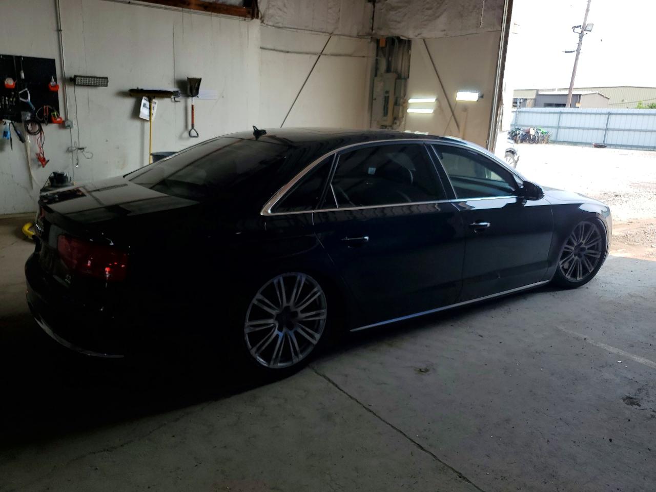 2012 Audi A8 L Quattro Black vin: WAURVAFD4CN003738