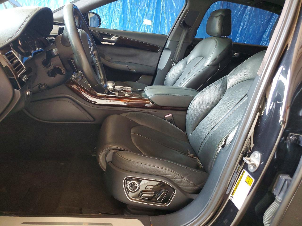 2012 Audi A8 L Quattro Black vin: WAURVAFD4CN003738