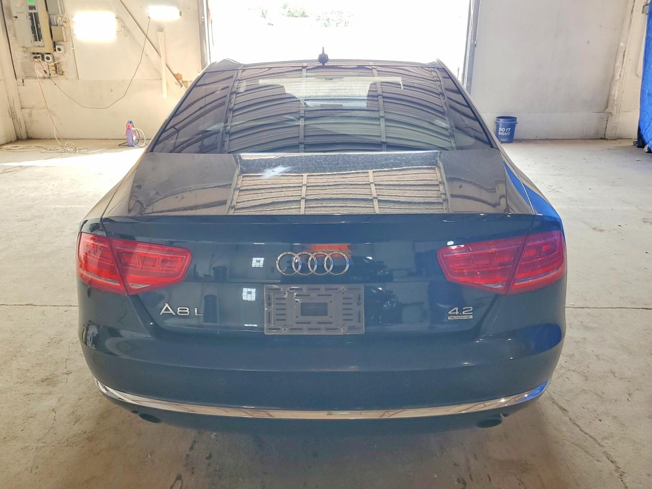 2012 Audi A8 L Quattro Black vin: WAURVAFD4CN003738