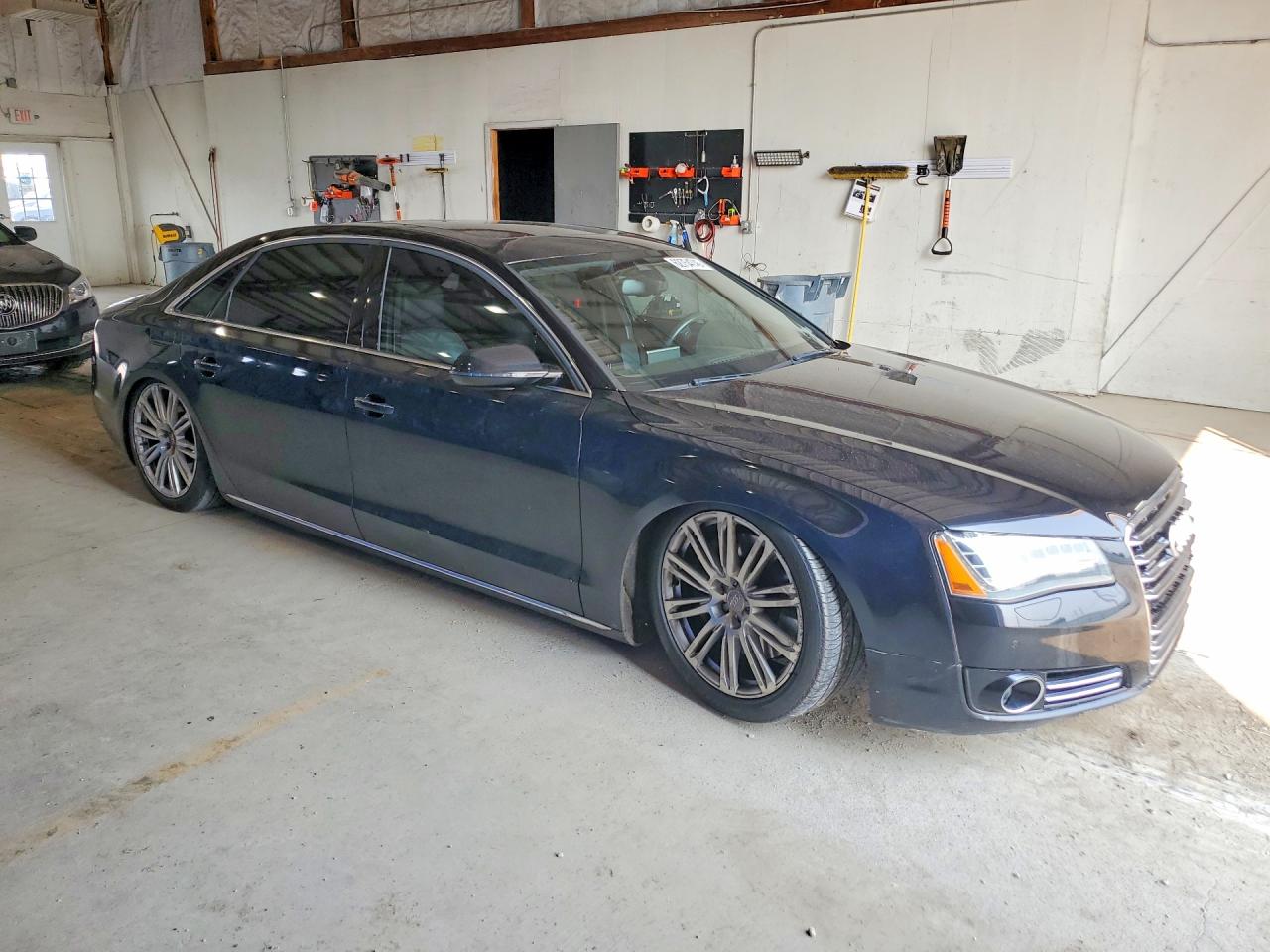 2012 Audi A8 L Quattro Black vin: WAURVAFD4CN003738