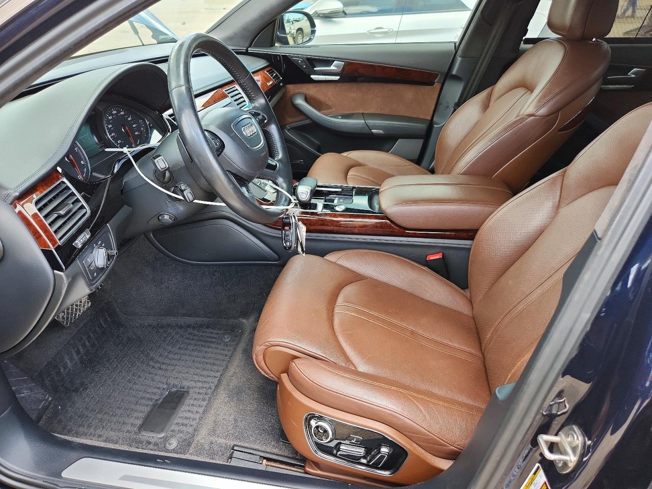 2012 Audi A8 L Quattro Black vin: WAURVAFD4CN015758
