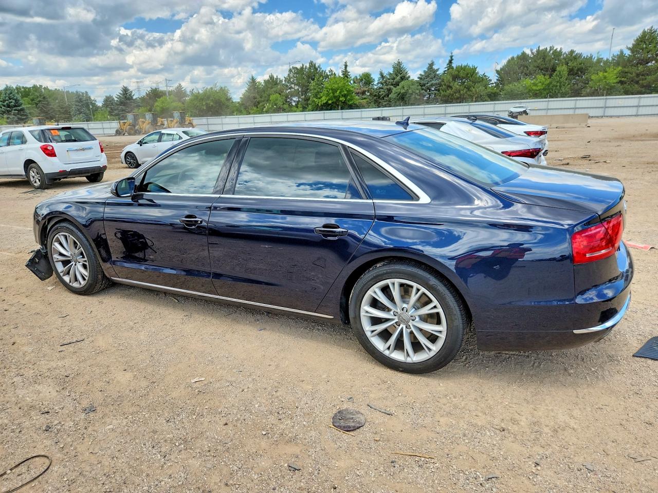 2012 Audi A8 L Quattro Black vin: WAURVAFD4CN015758