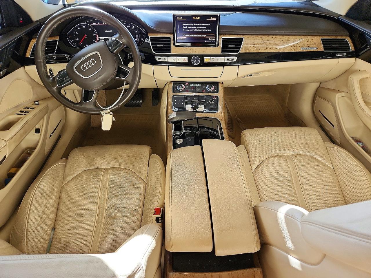 2012 Audi A8 L Quattro Синий vin: WAURVAFD4CN032530