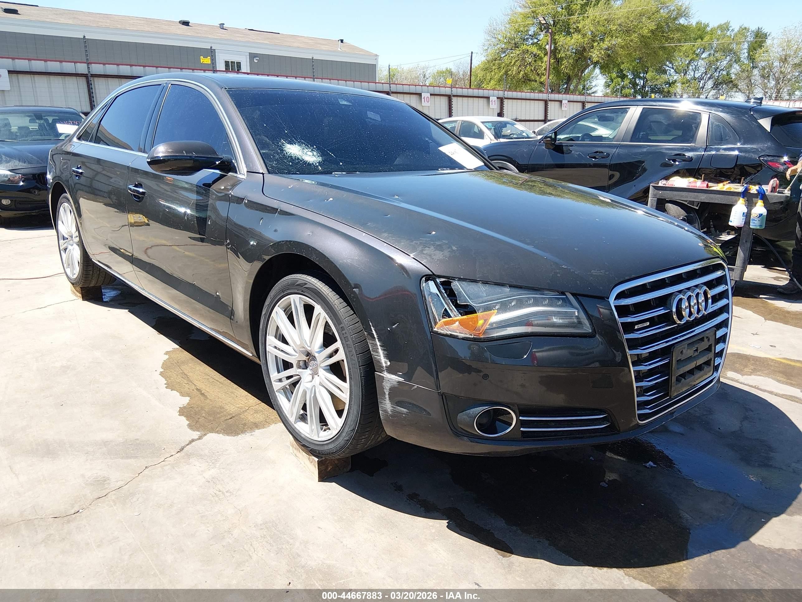 2012 Audi A8 L 4.2 Gray vin: WAURVAFD5CN006261