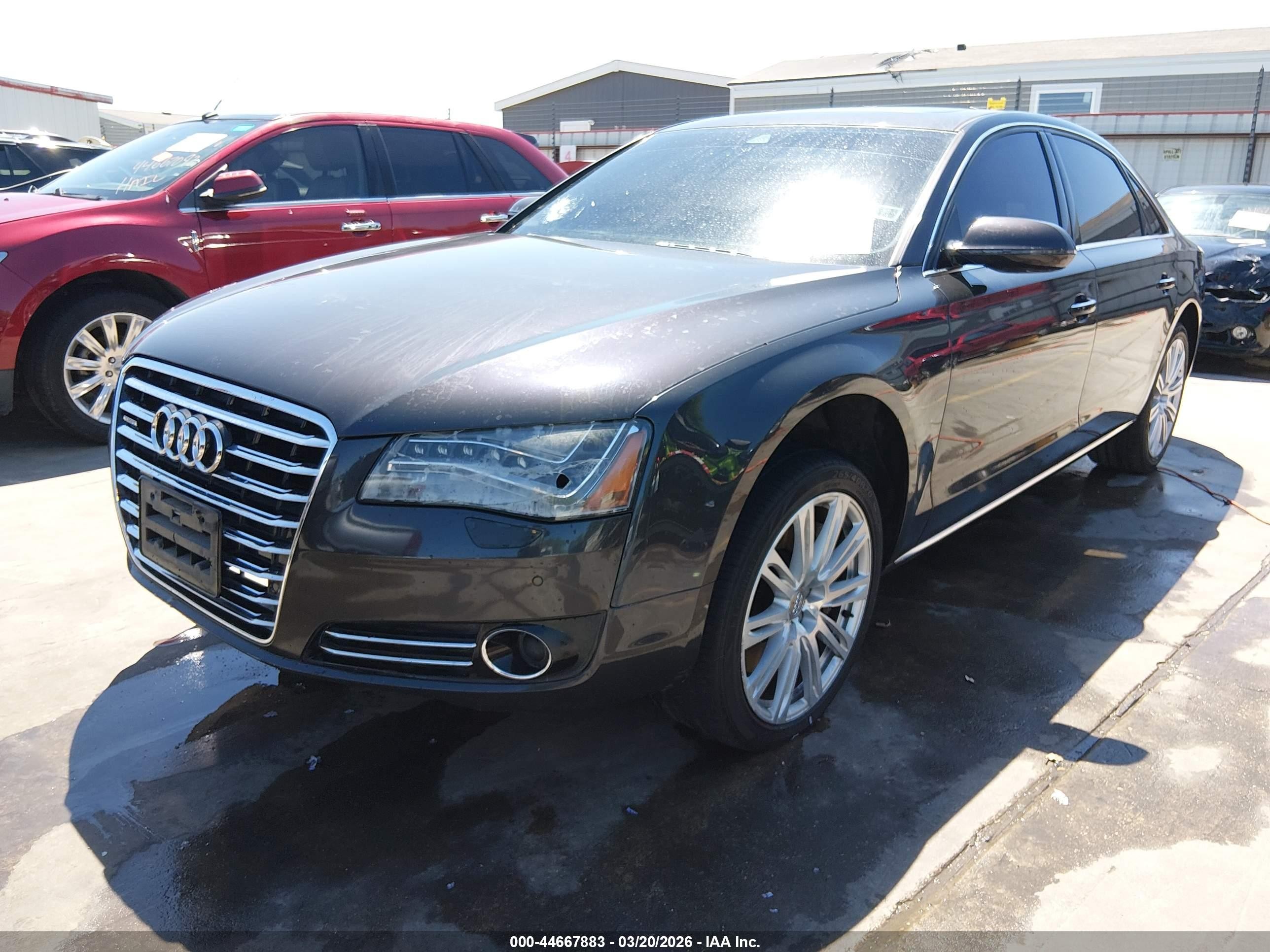 2012 Audi A8 L 4.2 Gray vin: WAURVAFD5CN006261