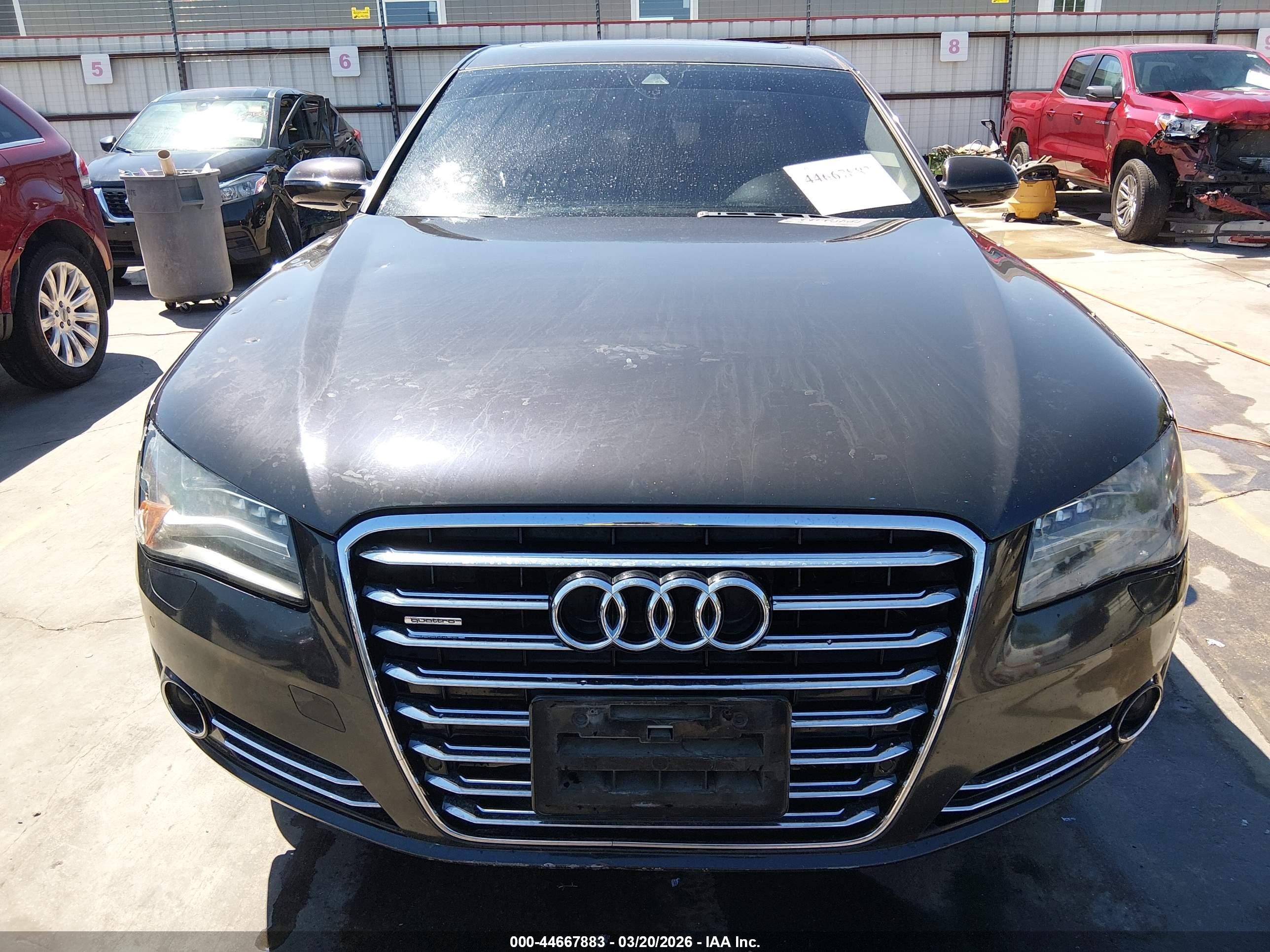 2012 Audi A8 L 4.2 Gray vin: WAURVAFD5CN006261