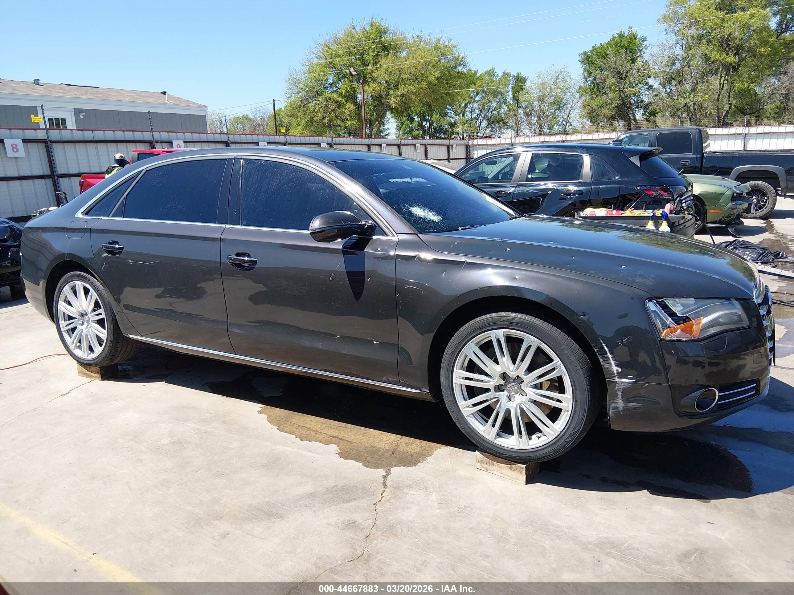 2012 Audi A8 L 4.2 Gray vin: WAURVAFD5CN006261