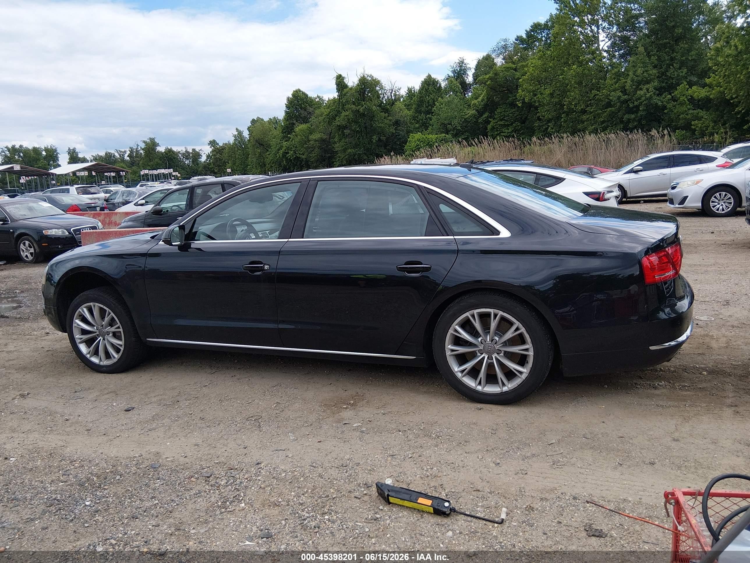 2012 Audi A8 L L 4.2 (tiptronic) (no Longer Orderable) Black vin: WAURVAFD6CN032853