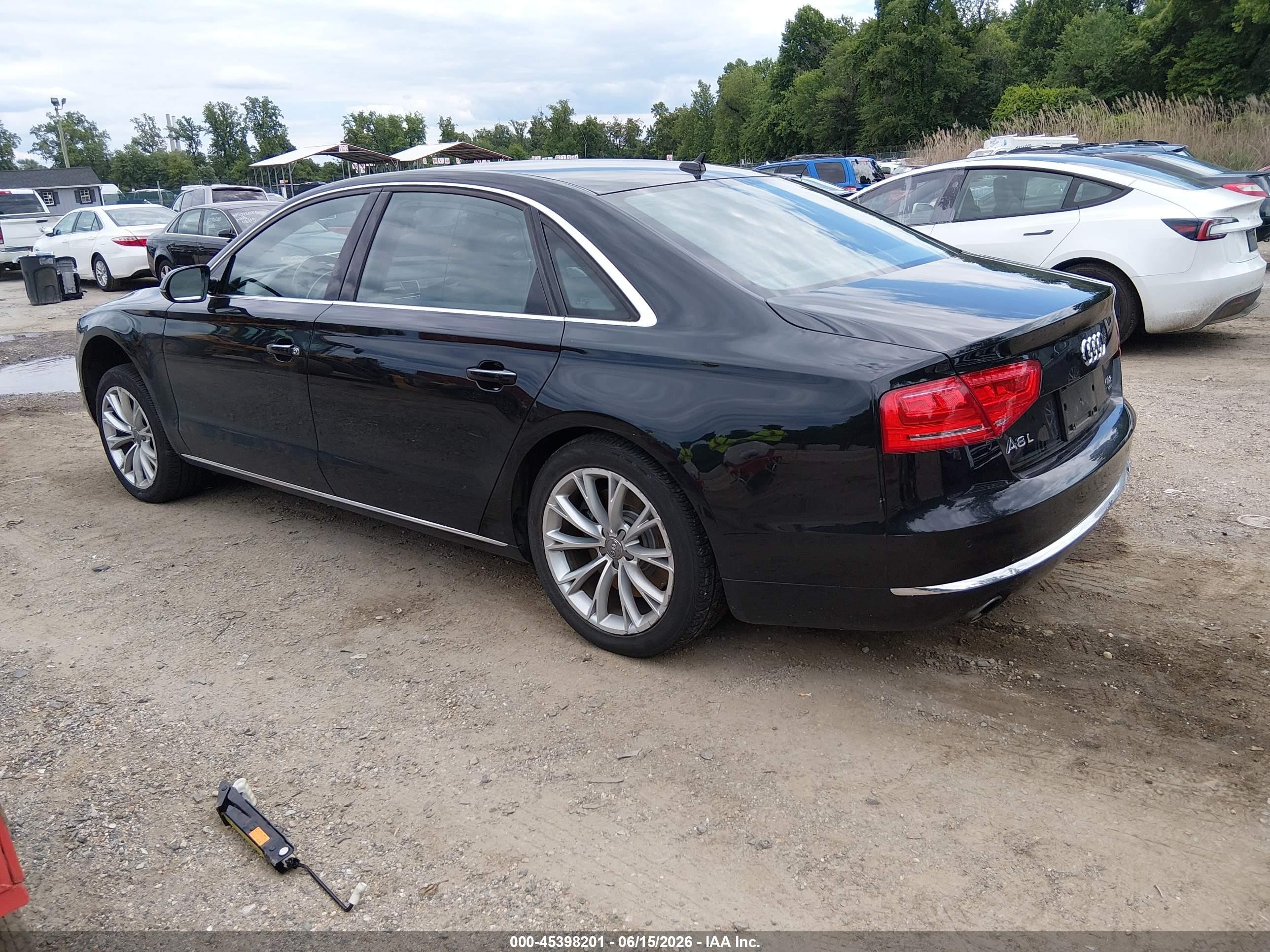 2012 Audi A8 L L 4.2 (tiptronic) (no Longer Orderable) Black vin: WAURVAFD6CN032853