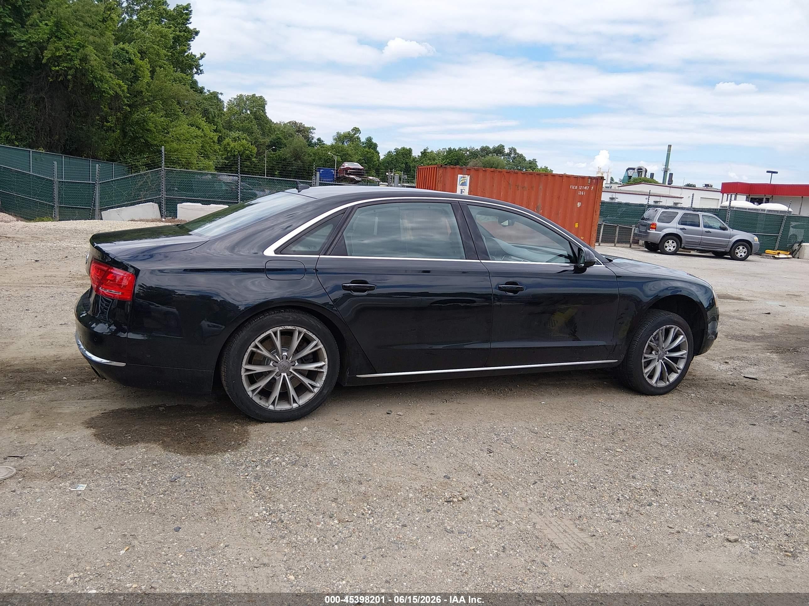 2012 Audi A8 L L 4.2 (tiptronic) (no Longer Orderable) Black vin: WAURVAFD6CN032853