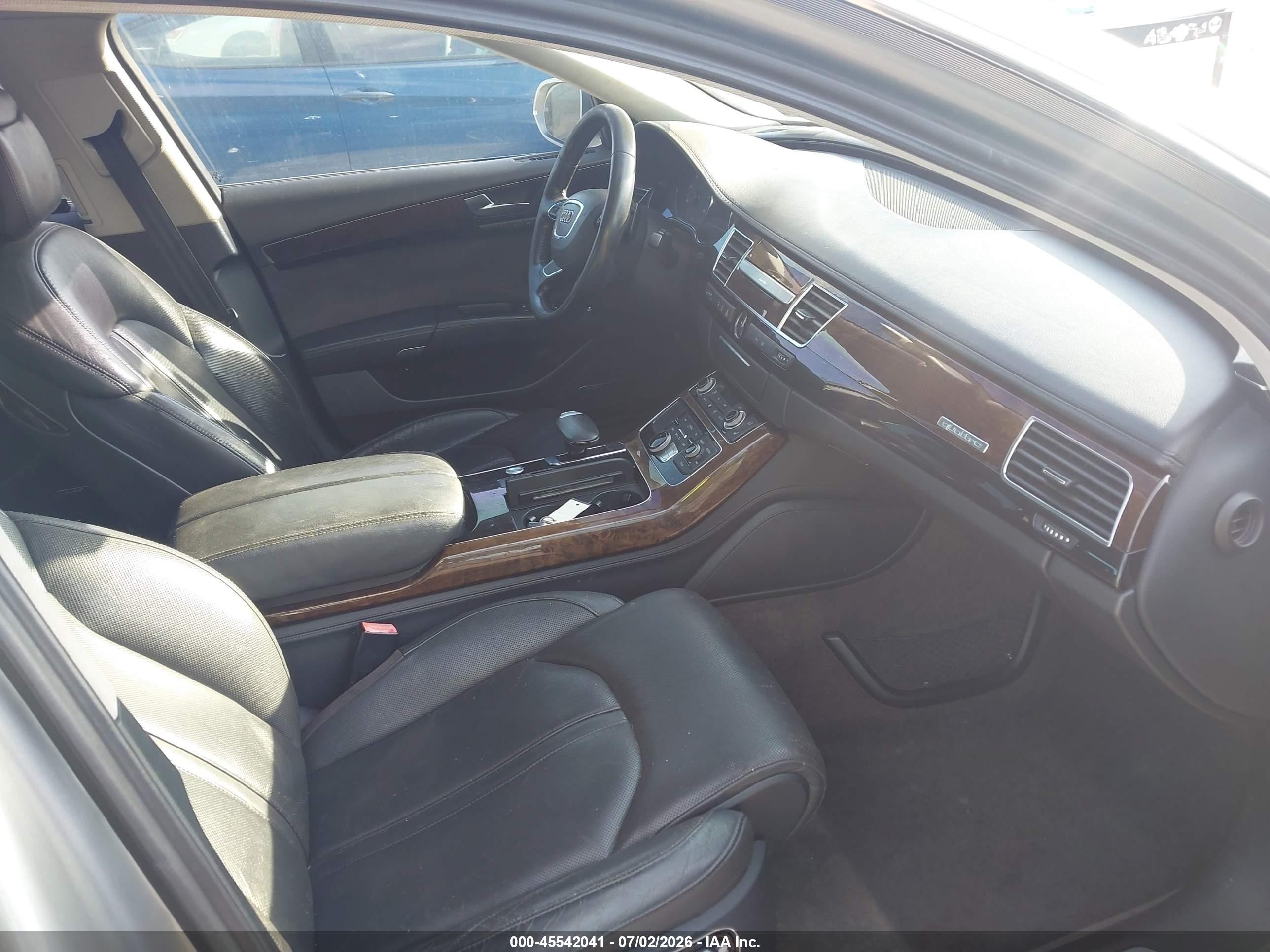 2011 Audi A8 L 4.2 Silver vin: WAURVAFD7BN005840