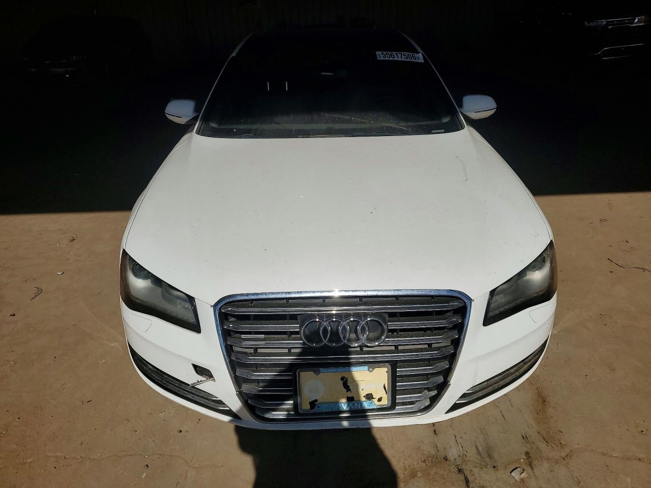 2011 Audi A8 L Quattro White vin: WAURVAFD7BN028177