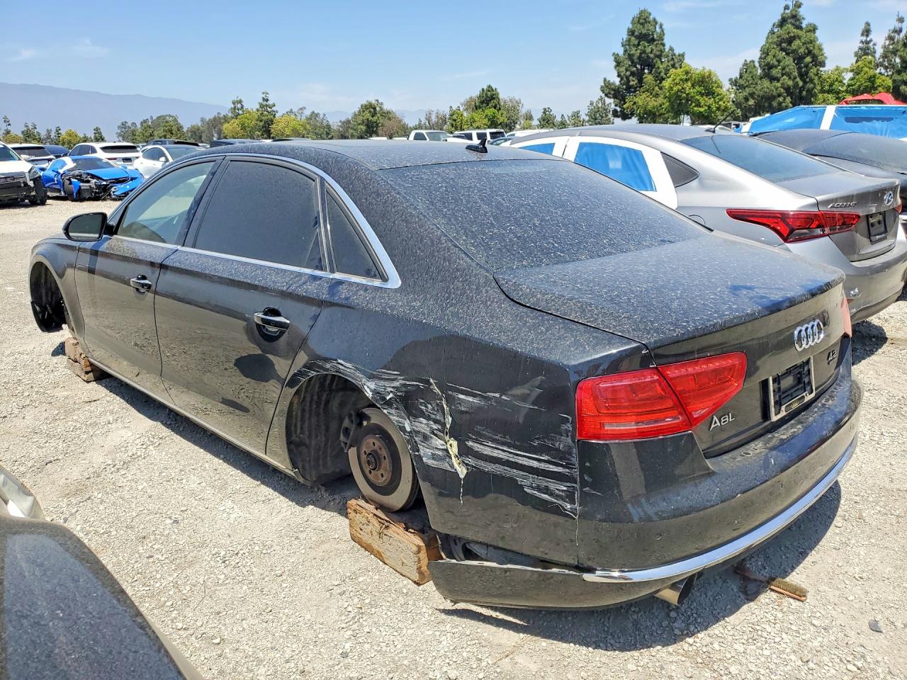 2011 Audi A8 L Quattro Black vin: WAURVAFD8BN014594