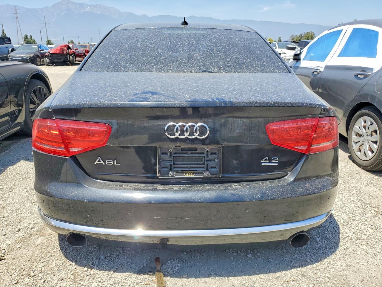 2011 Audi A8 L Quattro Black vin: WAURVAFD8BN014594