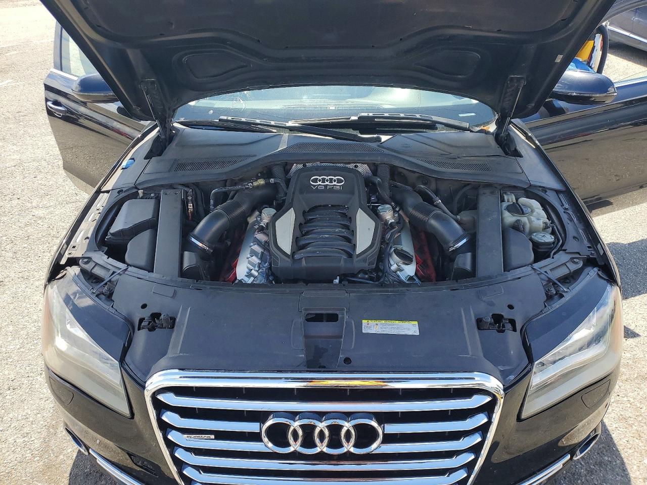 2011 Audi A8 L Quattro Black vin: WAURVAFD8BN014594