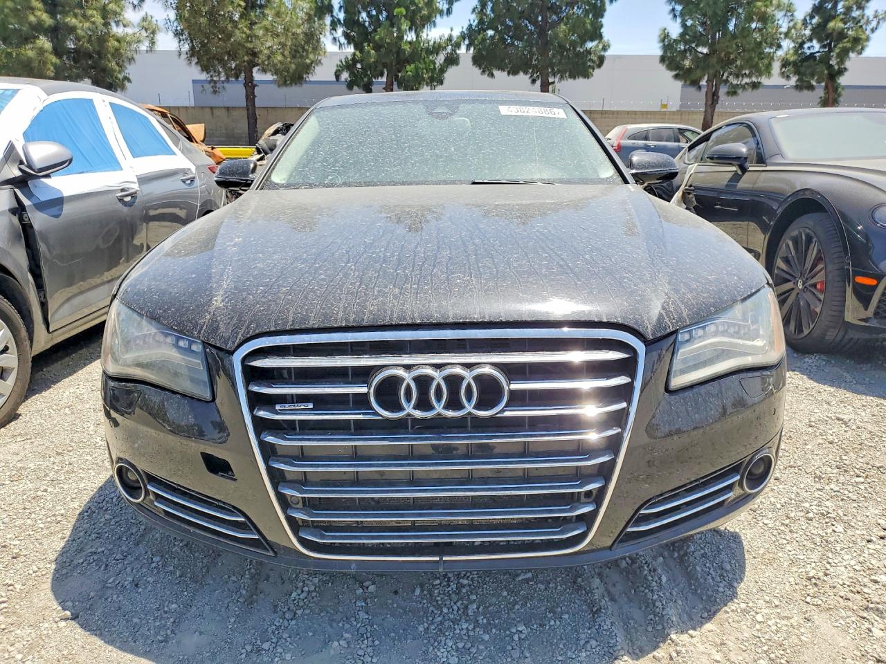 2011 Audi A8 L Quattro Black vin: WAURVAFD8BN014594