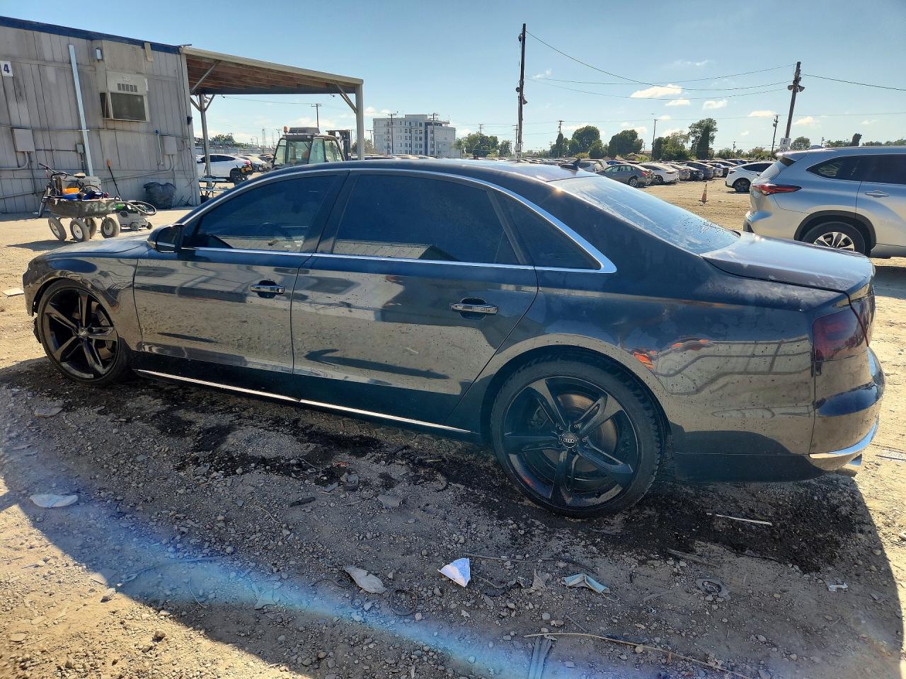2012 Audi A8 L Quattro Угольный vin: WAURVAFD8CN008781