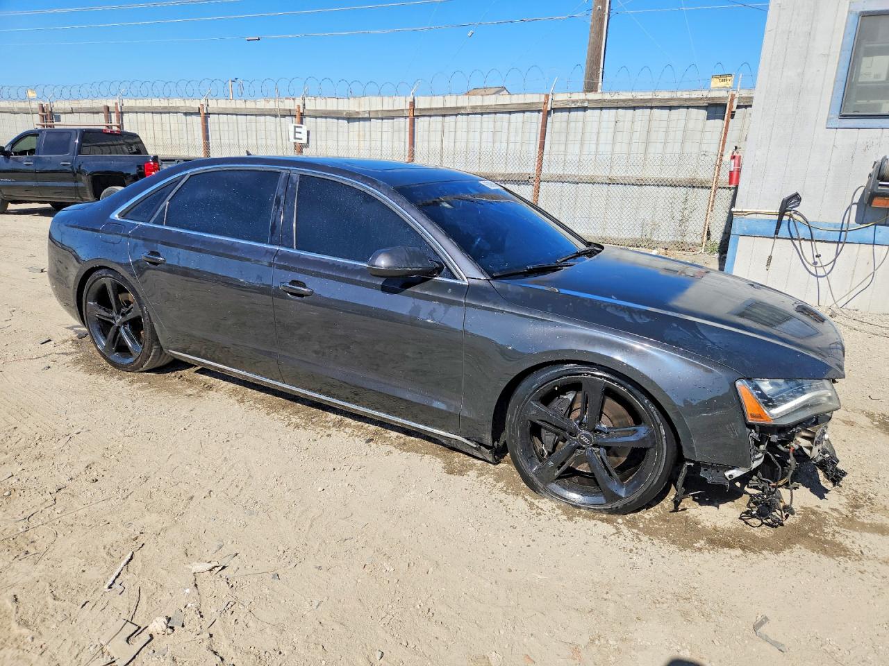 2012 Audi A8 L Quattro Угольный vin: WAURVAFD8CN008781