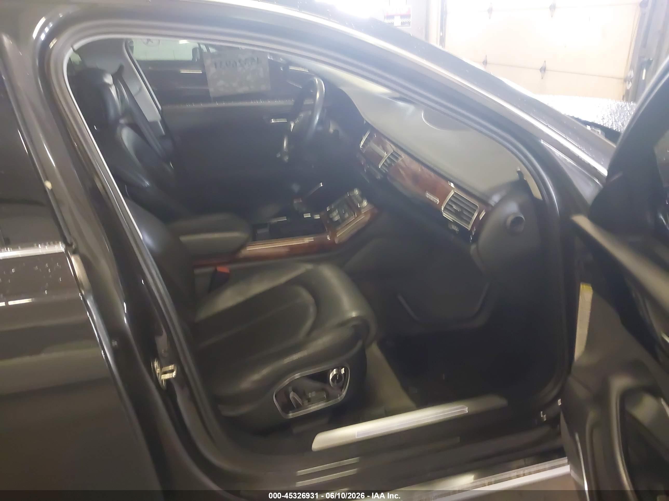 2011 Audi A8 L 4.2 Black vin: WAURVAFD9BN005290