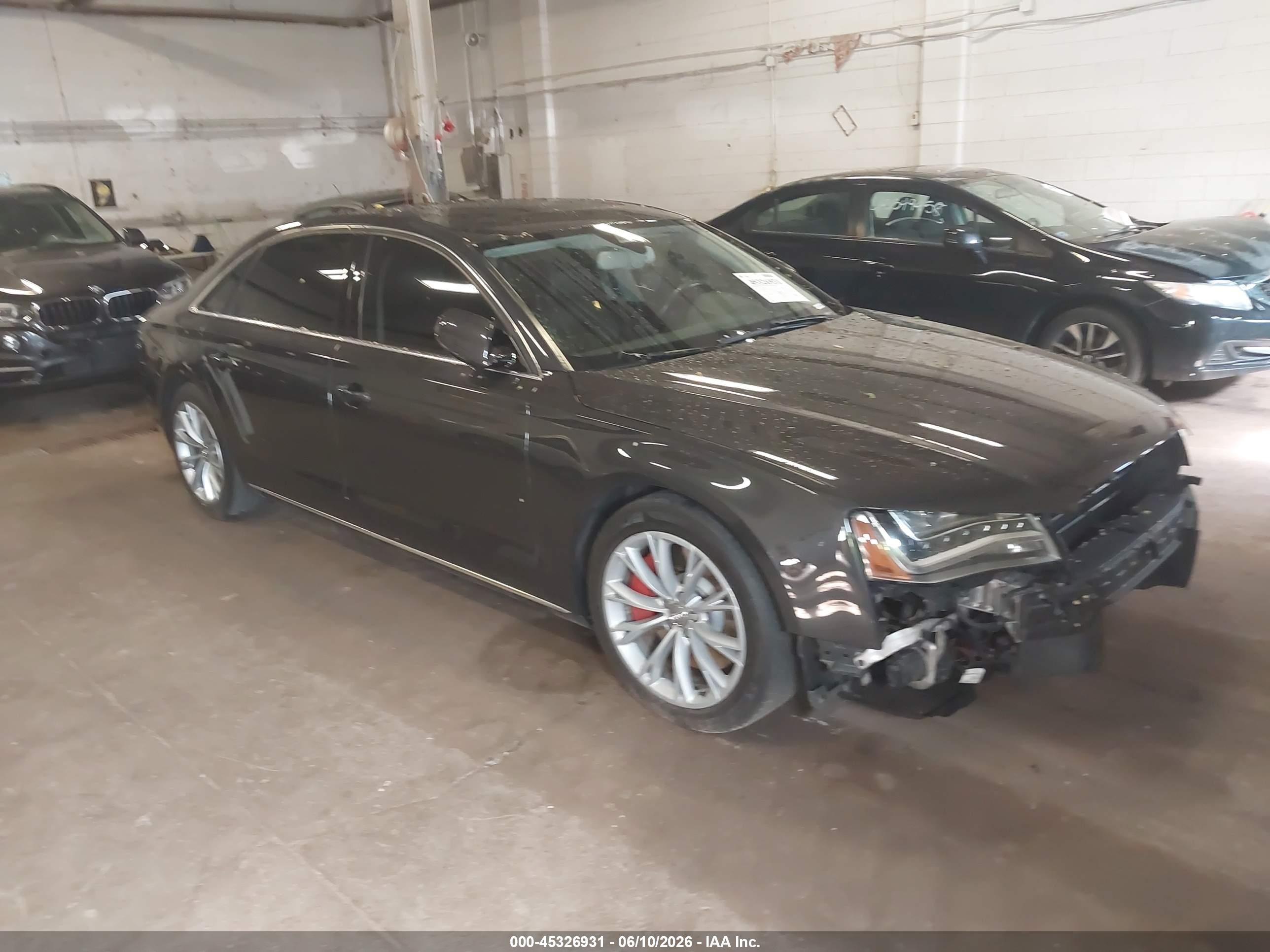 2011 Audi A8 L 4.2 Black vin: WAURVAFD9BN005290