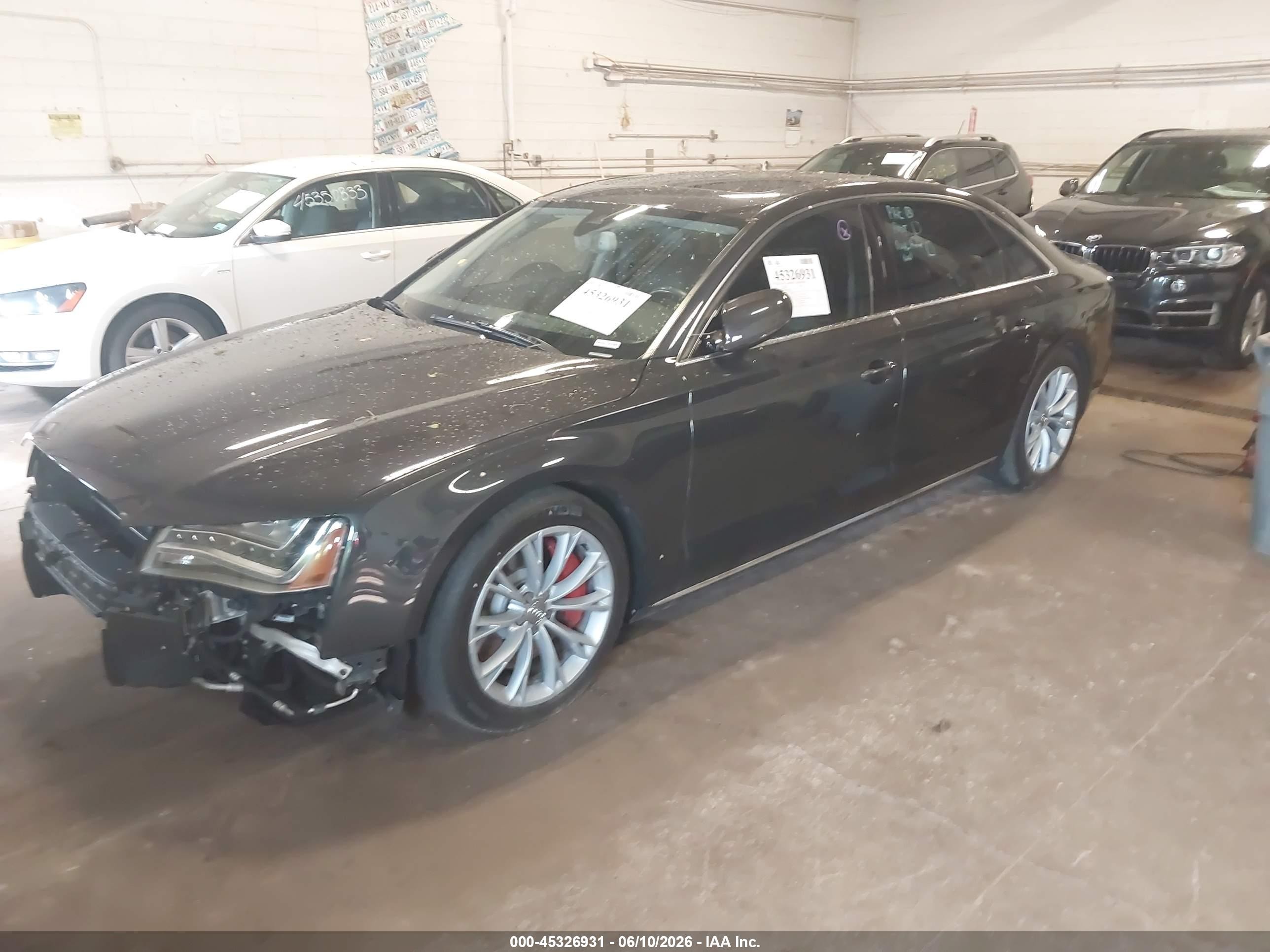 2011 Audi A8 L 4.2 Black vin: WAURVAFD9BN005290