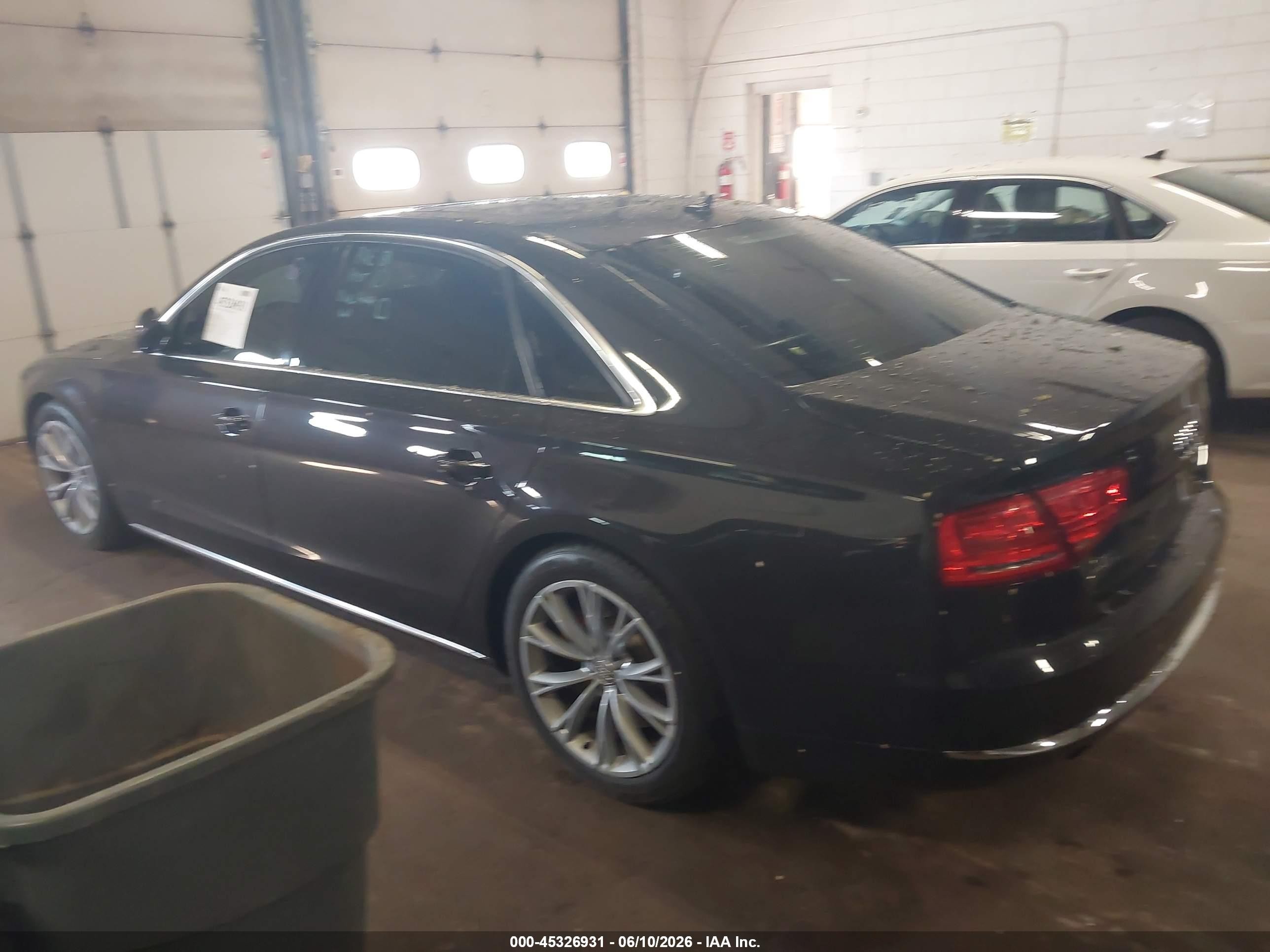 2011 Audi A8 L 4.2 Black vin: WAURVAFD9BN005290