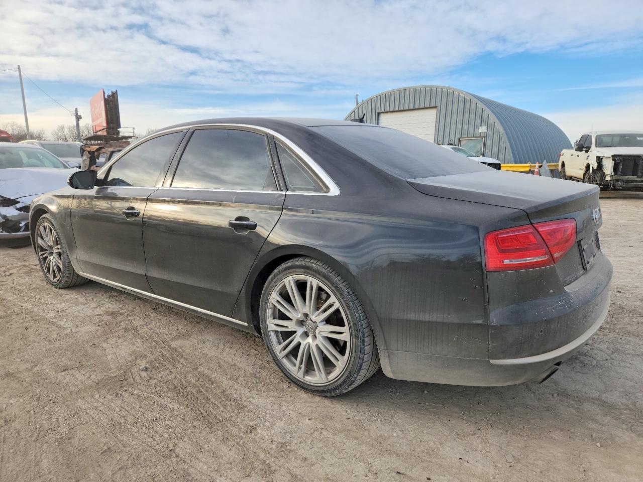2011 Audi A8 L Quattro Black vin: WAURVAFD9BN027547