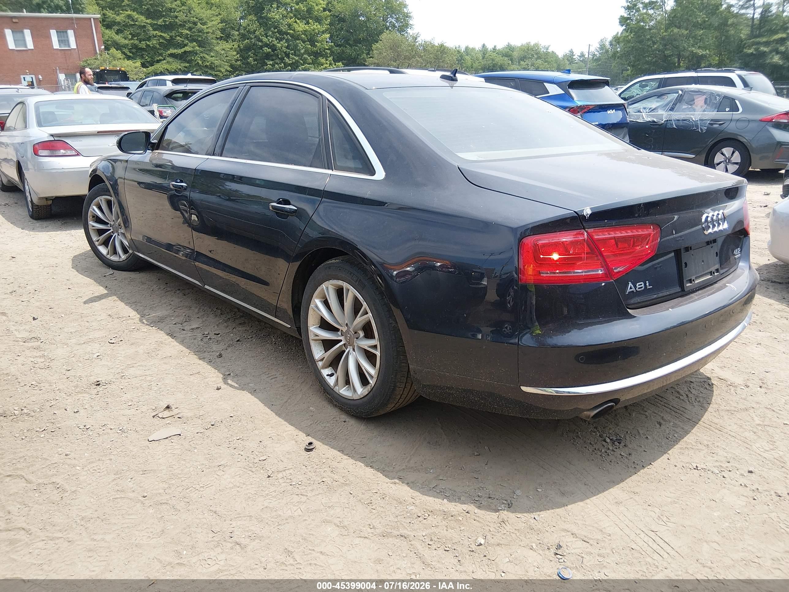 2012 Audi A8 L L 4.2 (tiptronic) (no Longer Orderable) Black vin: WAURVAFD9CN023399