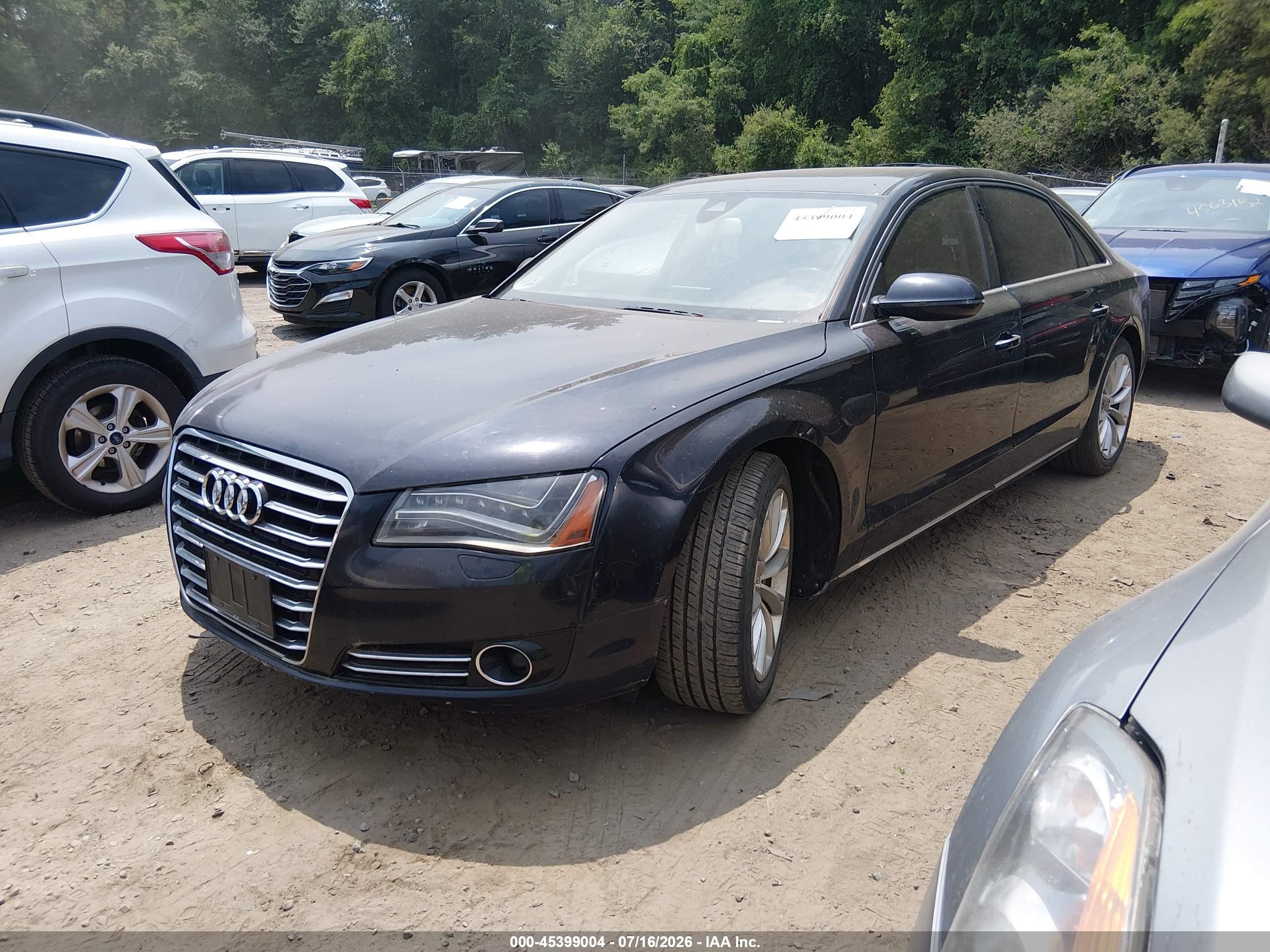 2012 Audi A8 L L 4.2 (tiptronic) (no Longer Orderable) Black vin: WAURVAFD9CN023399