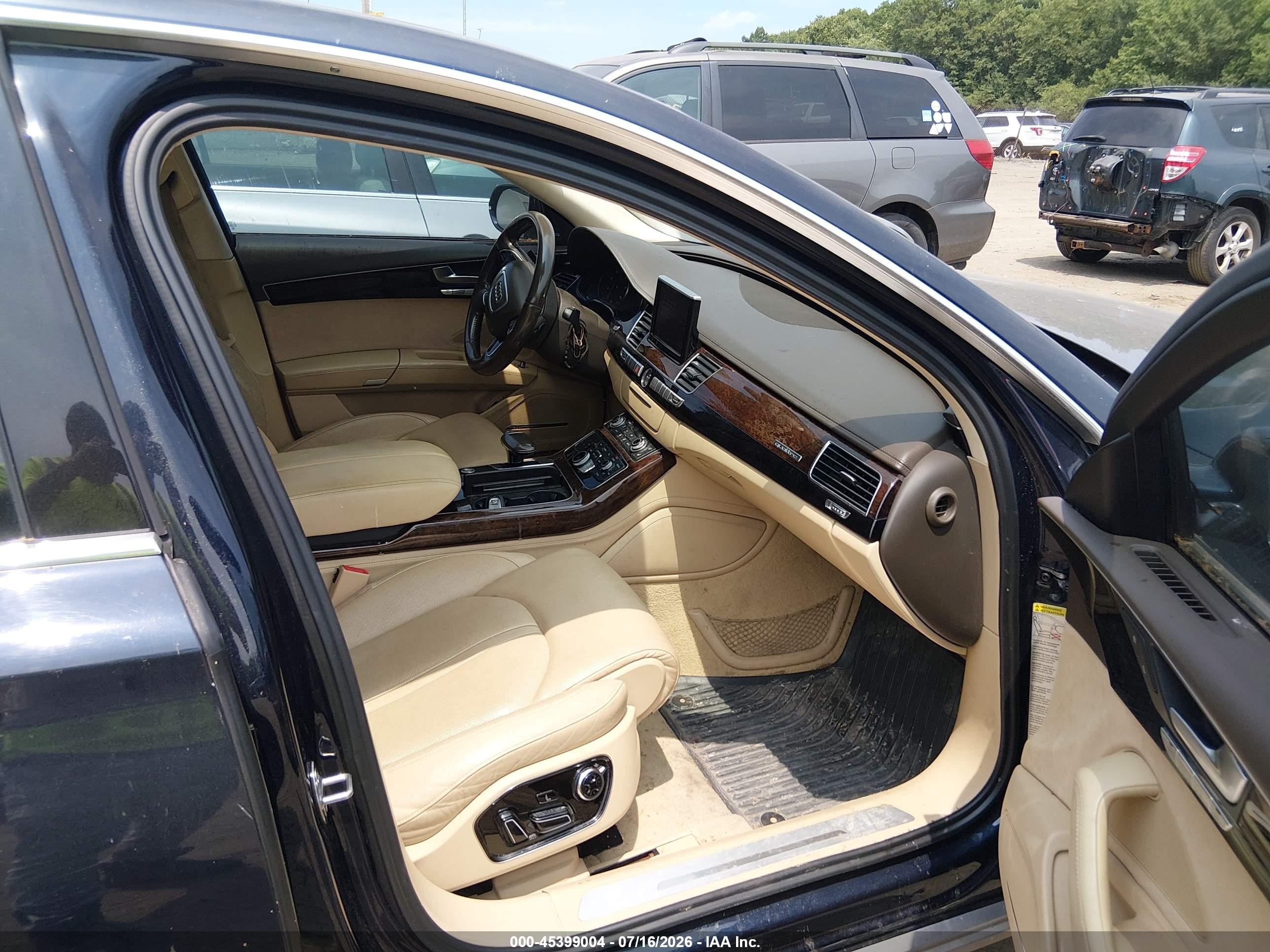 2012 Audi A8 L L 4.2 (tiptronic) (no Longer Orderable) Black vin: WAURVAFD9CN023399