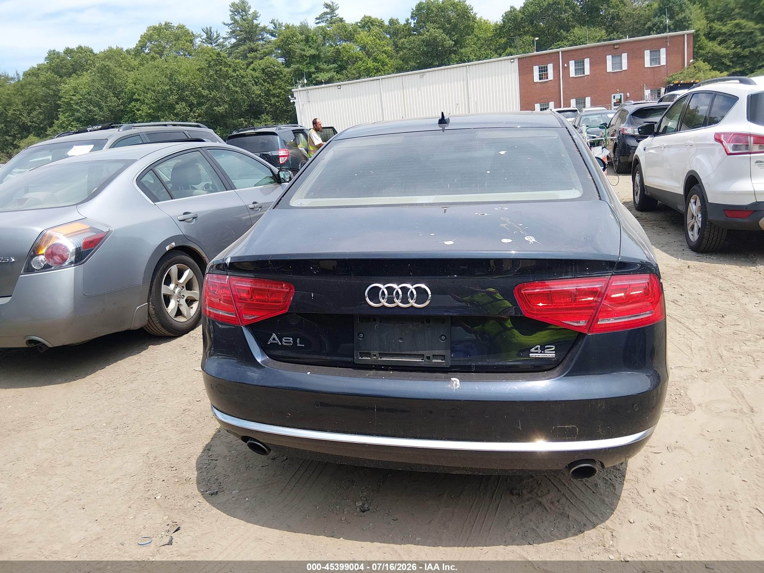 2012 Audi A8 L L 4.2 (tiptronic) (no Longer Orderable) Black vin: WAURVAFD9CN023399