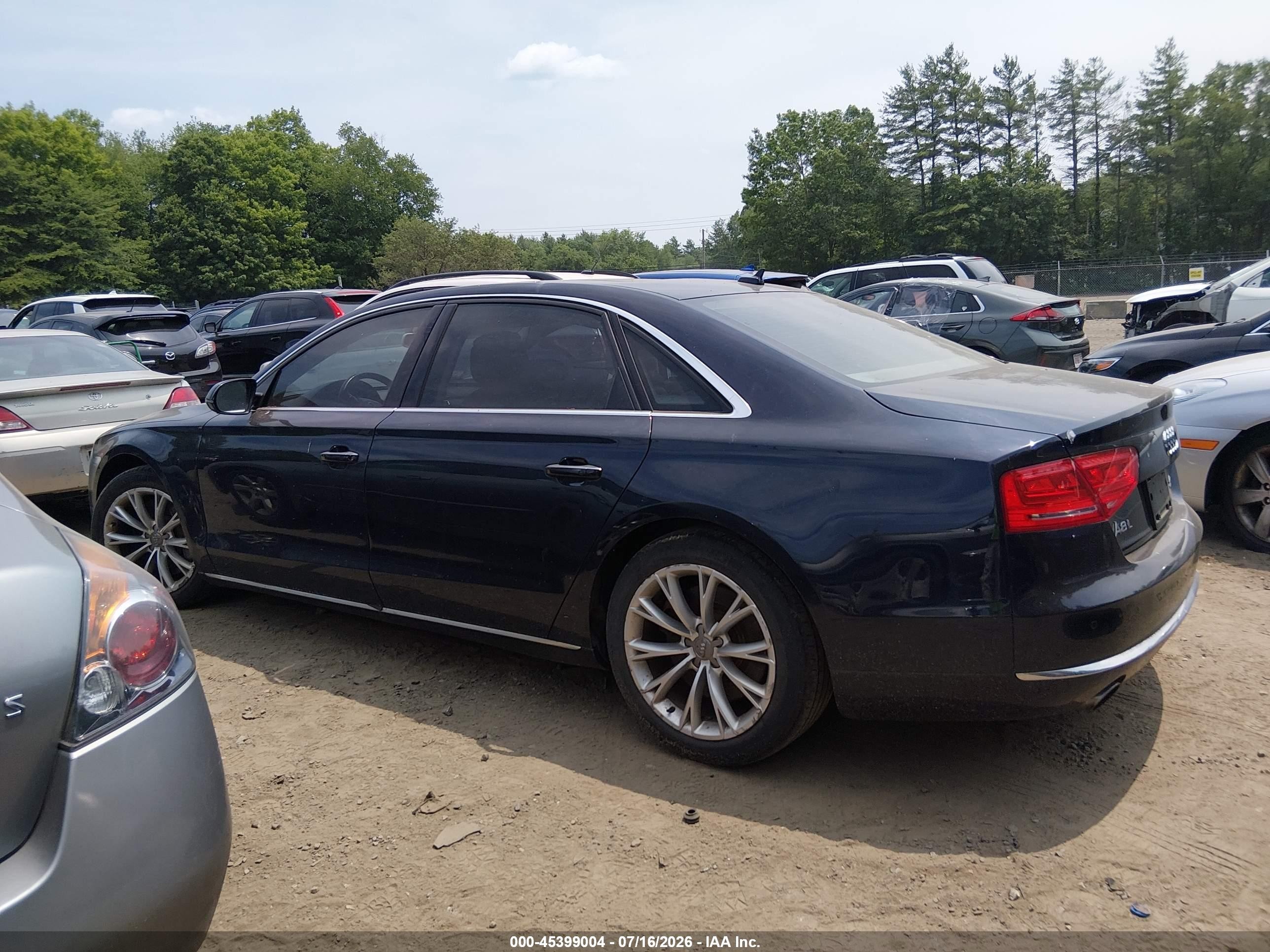 2012 Audi A8 L L 4.2 (tiptronic) (no Longer Orderable) Black vin: WAURVAFD9CN023399