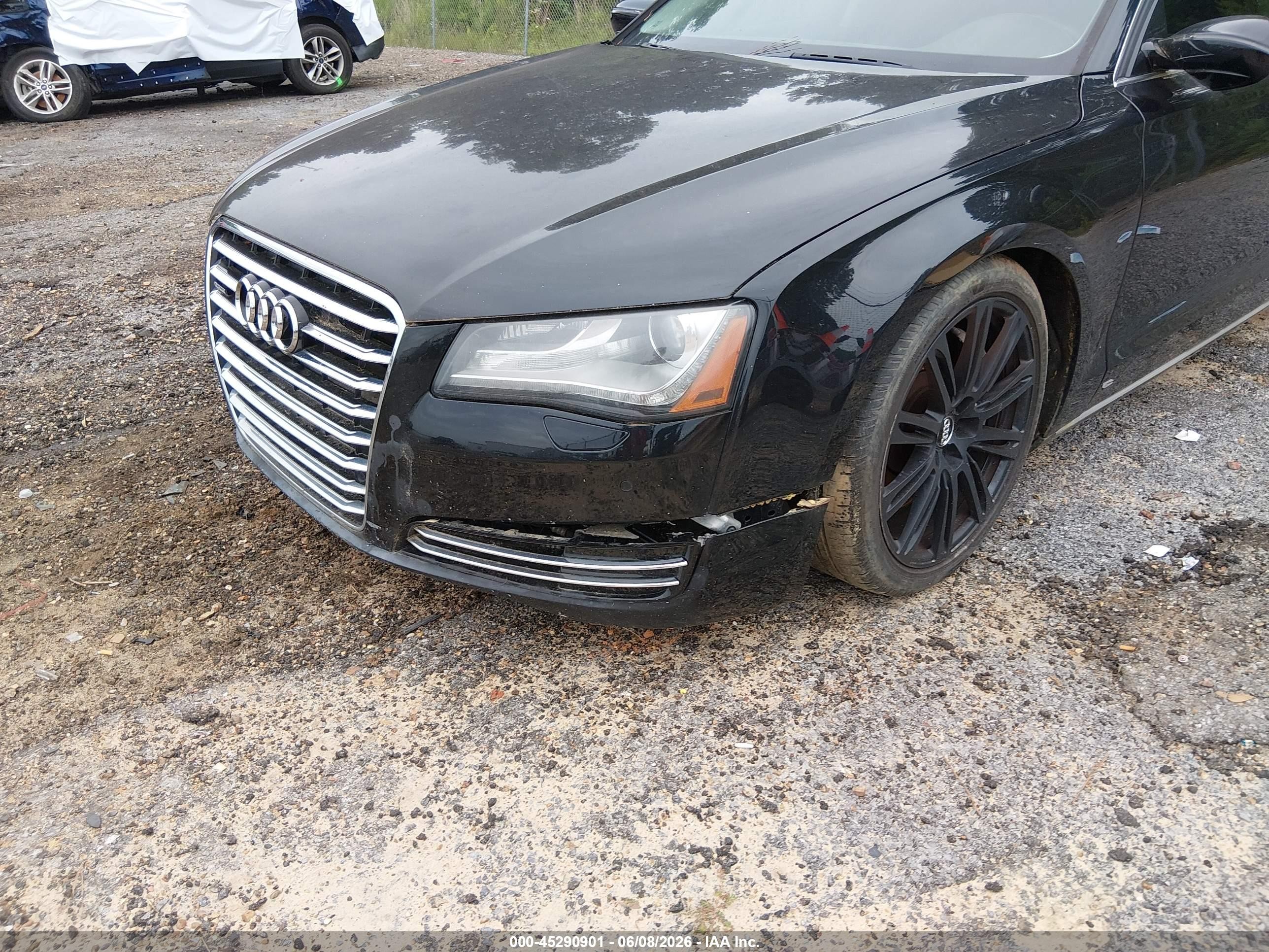 2011 Audi A8 L 4.2 Black vin: WAURVAFDXBN016637