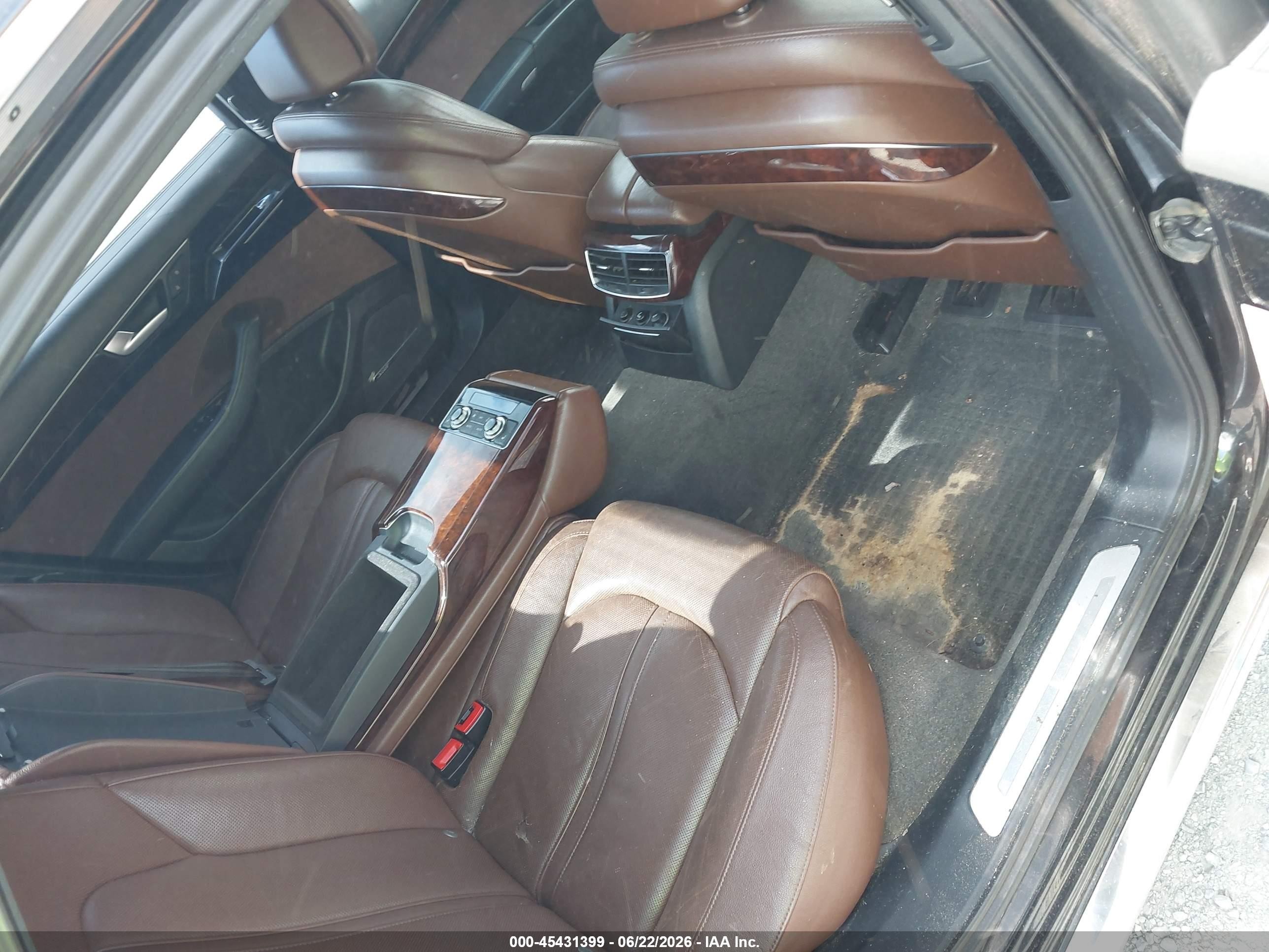 2011 Audi A8 L 4.2 Black vin: WAURVAFDXBN016654